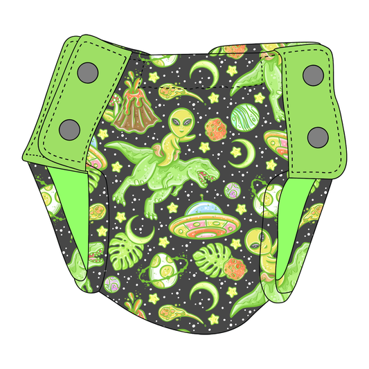 Midsize Splash and play swim bottoms - Dreams Of Space